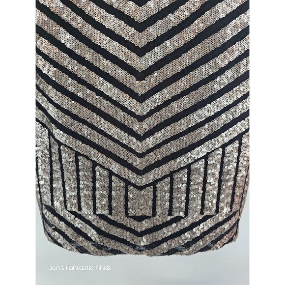 R&M Richards Sequined Sheath Dress size 6 - Picture 7 of 11